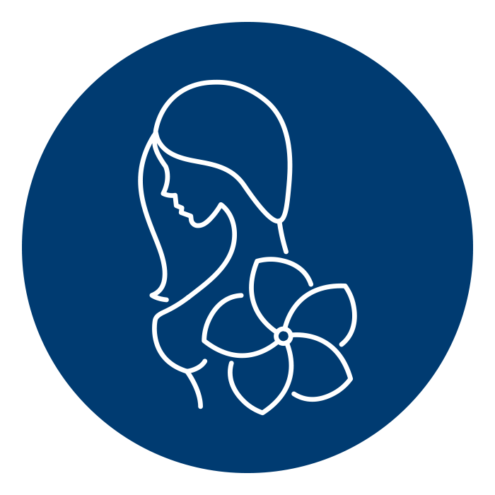 icon depicting female menopause