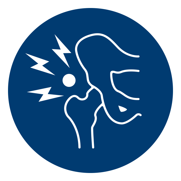 icon depicting hip pain
