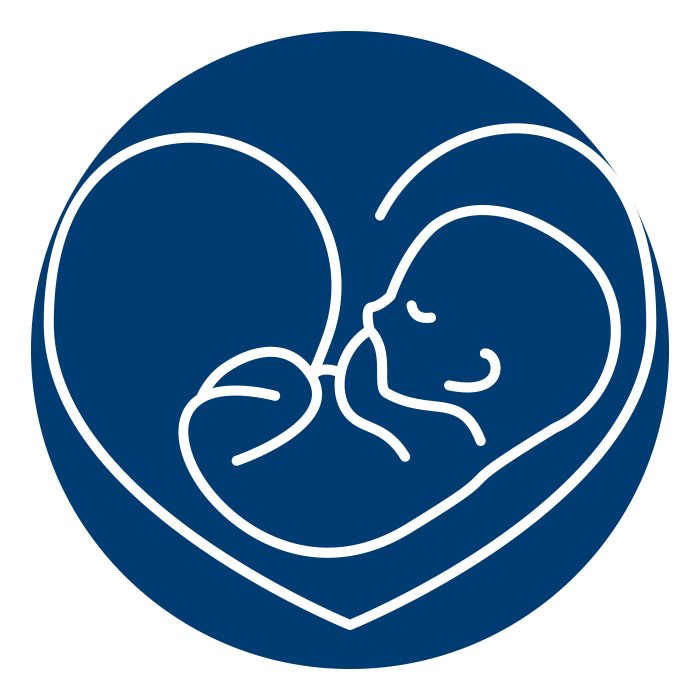 icon of baby in heart-shaped womb