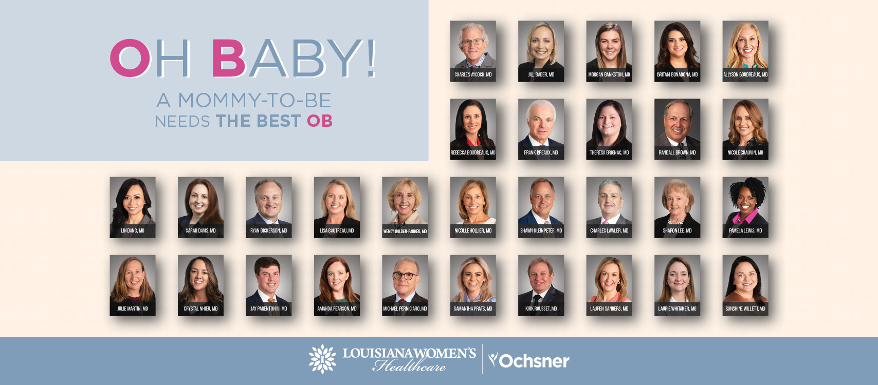 Graphic of 30 OB/GYN Physicians Louisiana Women's Healthcare in Baton Rouge, Louisiana