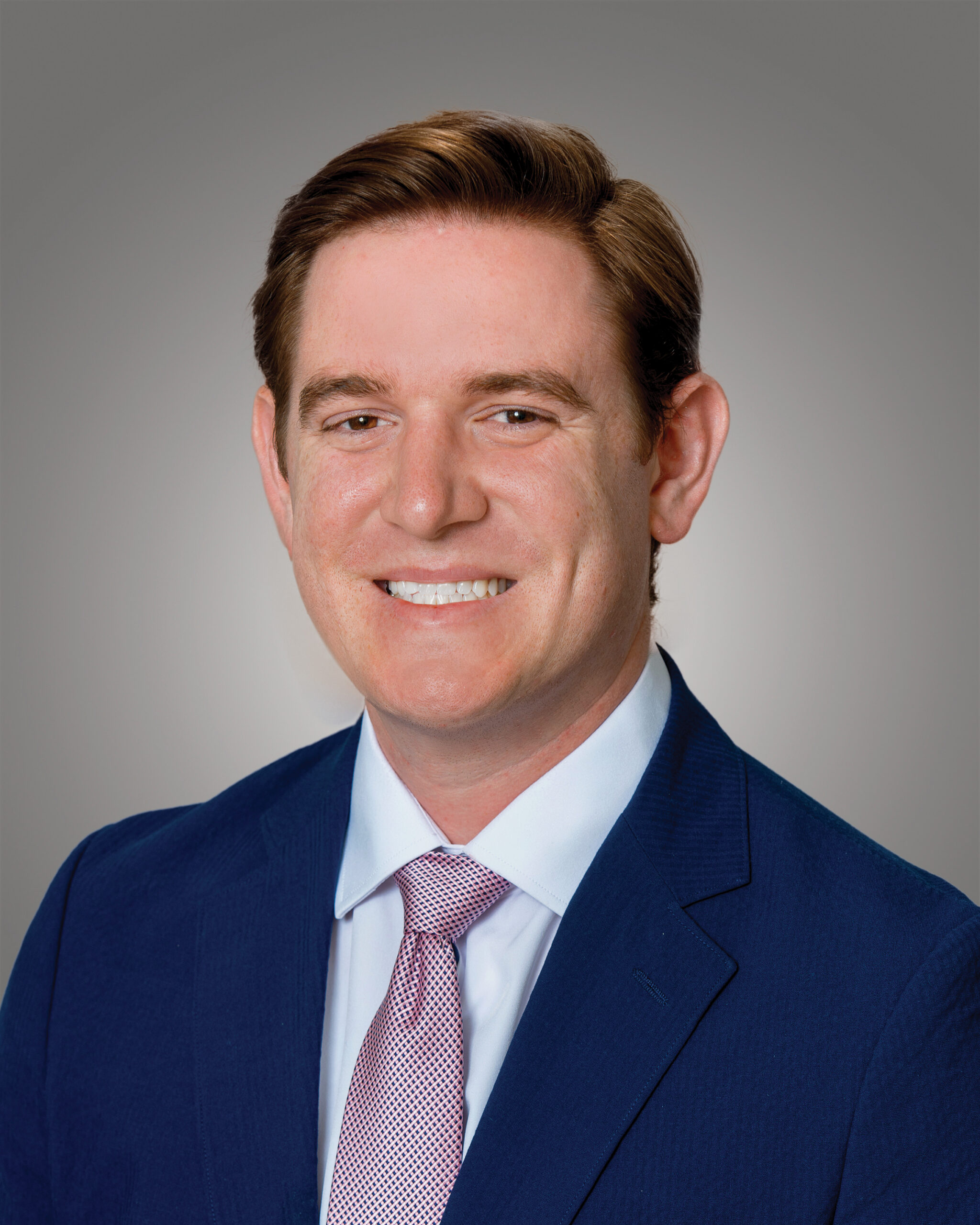 Headshot of Dr. Mathew Root, Obstetrician & Gynecologist (OB/GYN) at Louisiana Women's Healthcare in Baton Rouge, Louisiana